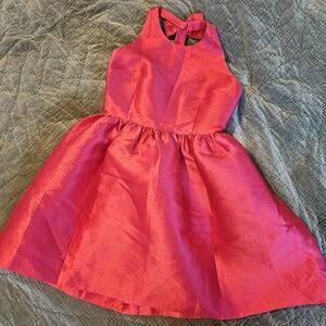 Kate Spade Pink Fit & Flare Bow Back Dress